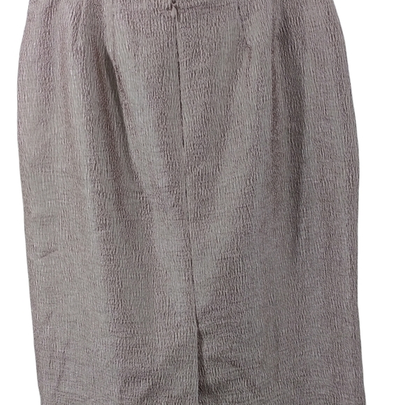 Kasper Gold Multi Shimmer Skirt Sz 8 - Picture 2 of 10